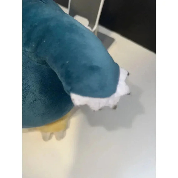 Pokemon Snooze Action Snorlax Large Plush 11 Inch 2020 Talking Sound Vibration - Picture 4 of 8